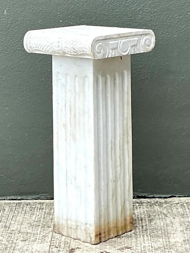 Vintage Ionic Style Marble Pedestal — additional photo 5