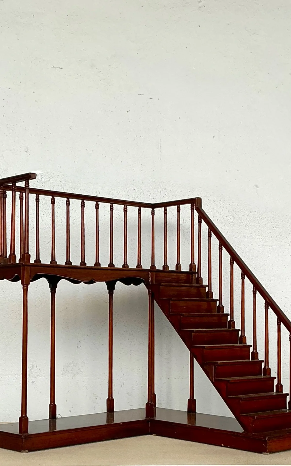 Vintage Wooden Staircase Architectural Model — additional photo 8