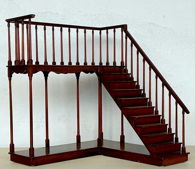 Vintage Wooden Staircase Architectural Model — additional photo 3
