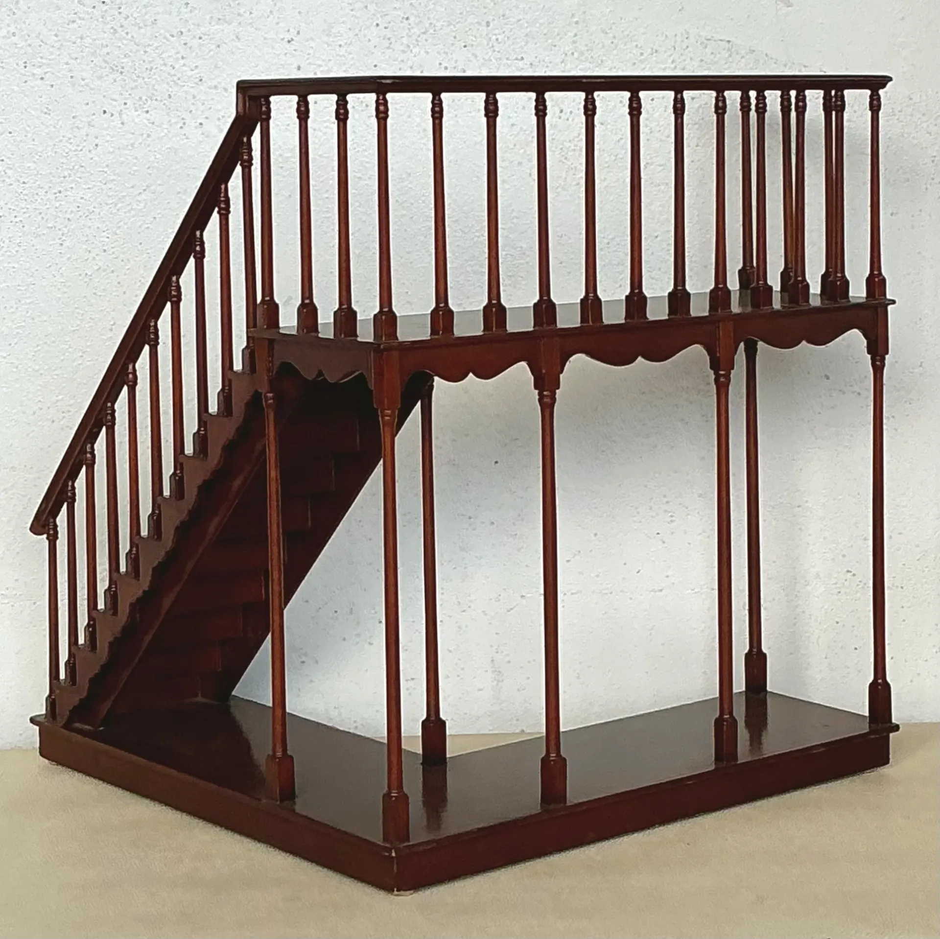 Vintage Wooden Staircase Architectural Model — additional photo 2