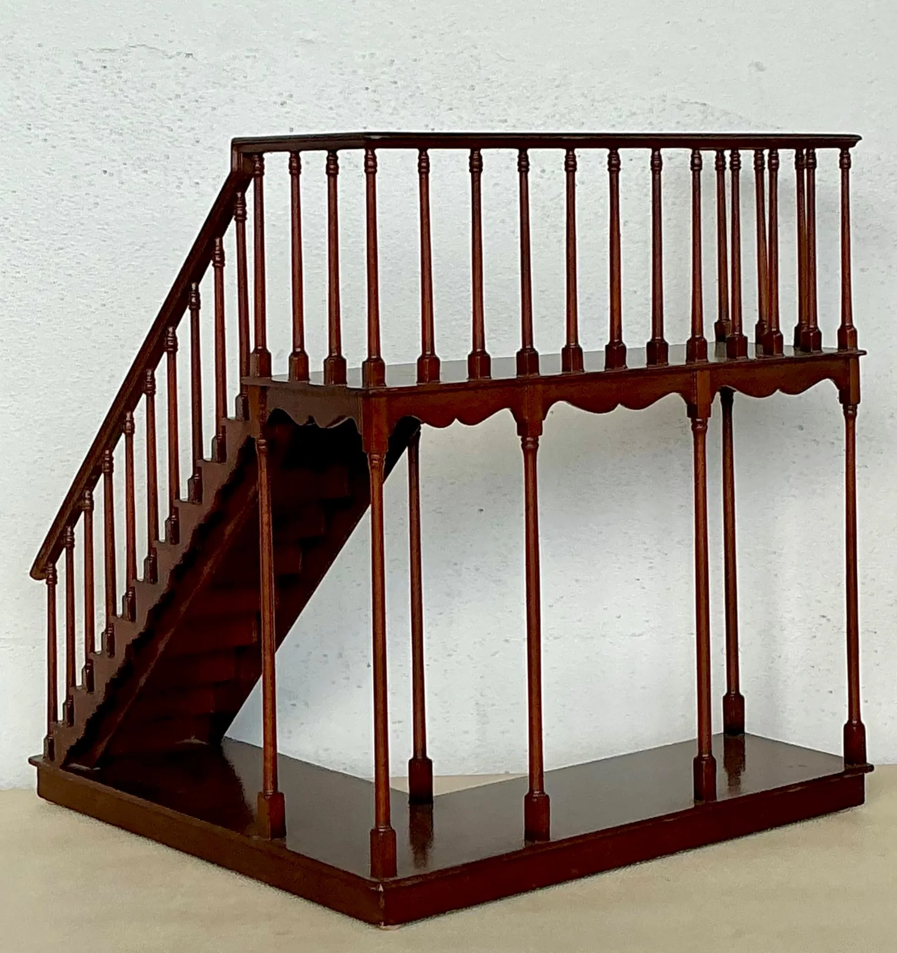 Vintage Wooden Staircase Architectural Model — additional photo 7