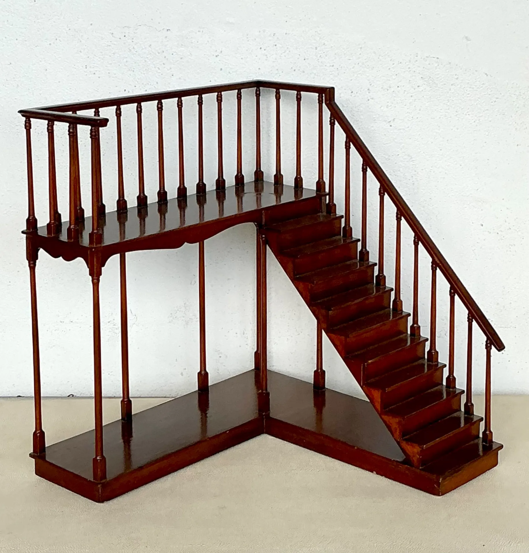 Vintage Wooden Staircase Architectural Model — additional photo 4