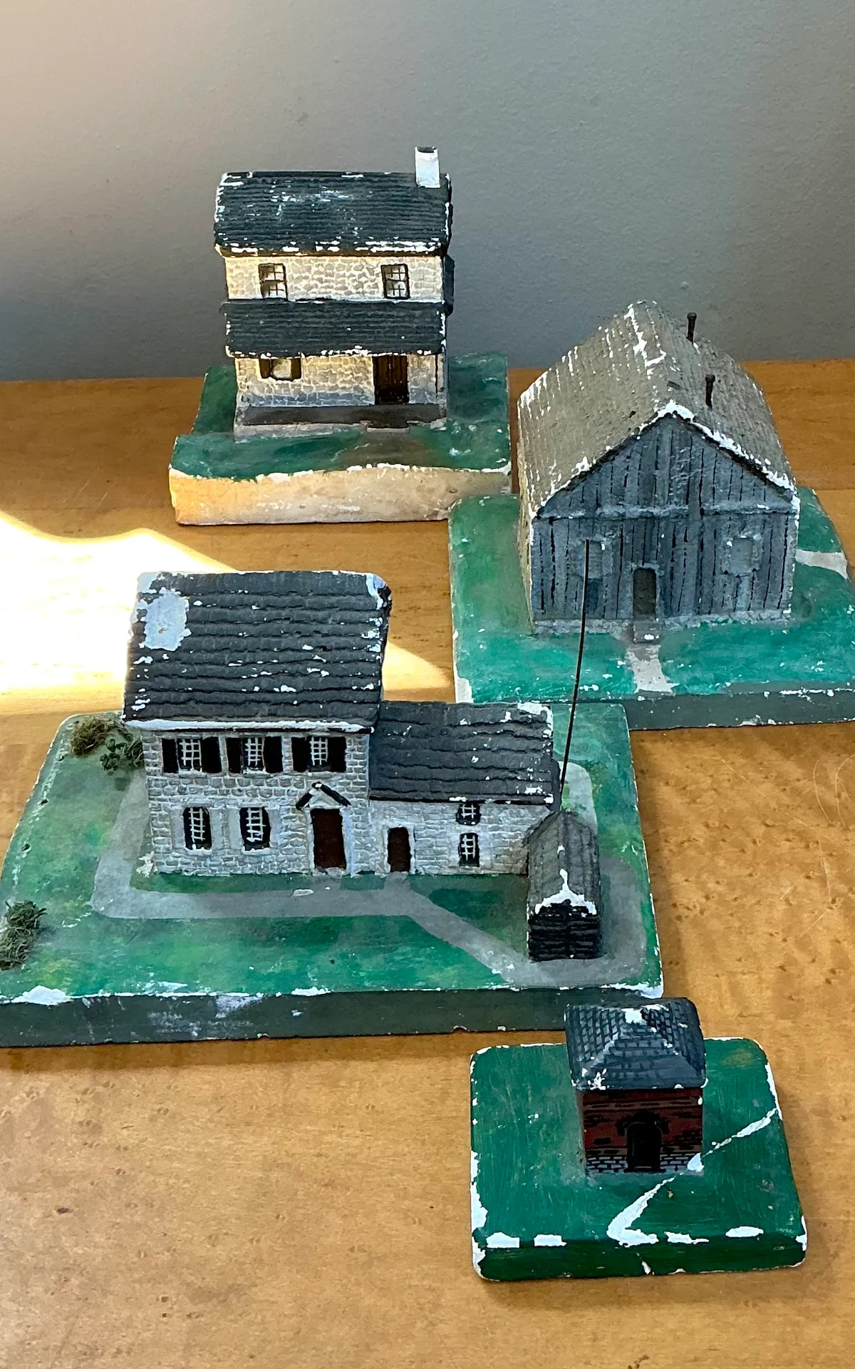 Vintage Plaster Painted Architectural Models — additional photo 4