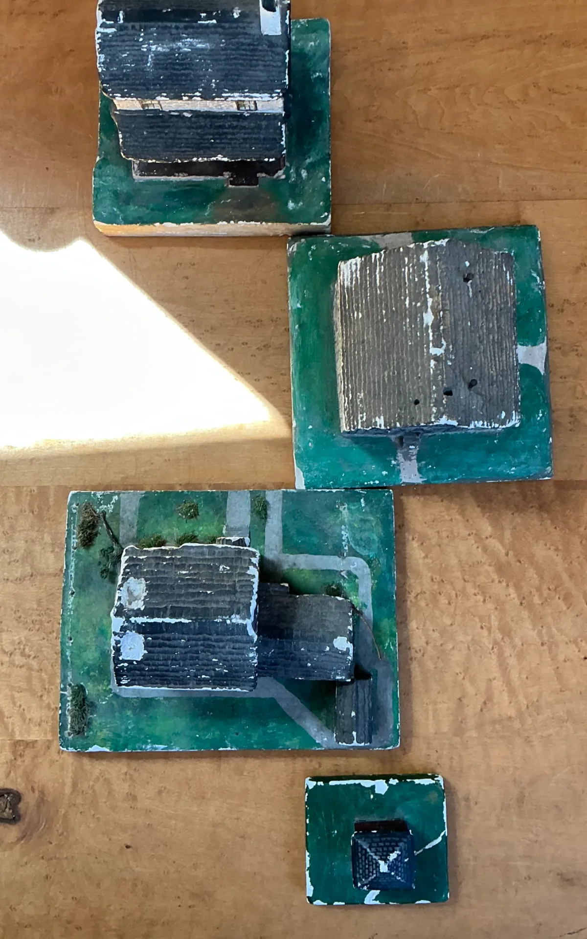 Vintage Plaster Painted Architectural Models — additional photo 6