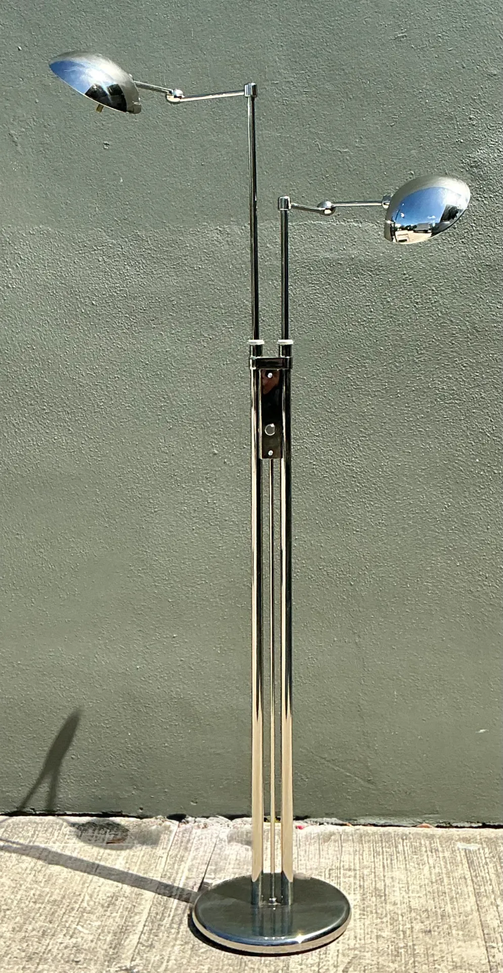 Holtkoetter Leutchen Chrome Dual Head Floor Lamp — additional photo 2