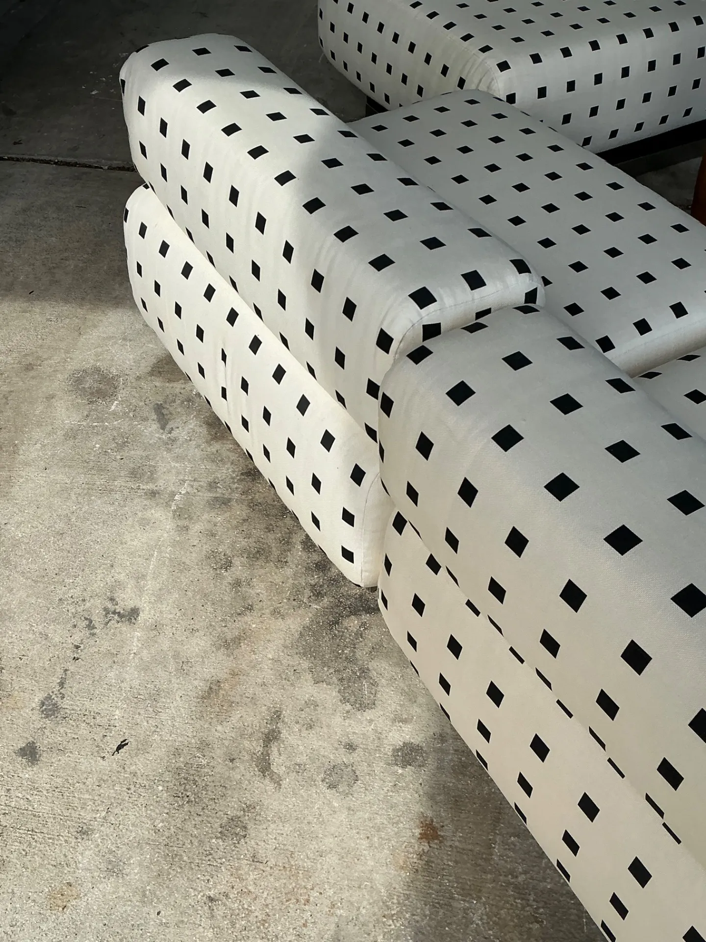 Vintage Custom Geometric Sectional Sofa — additional photo 7