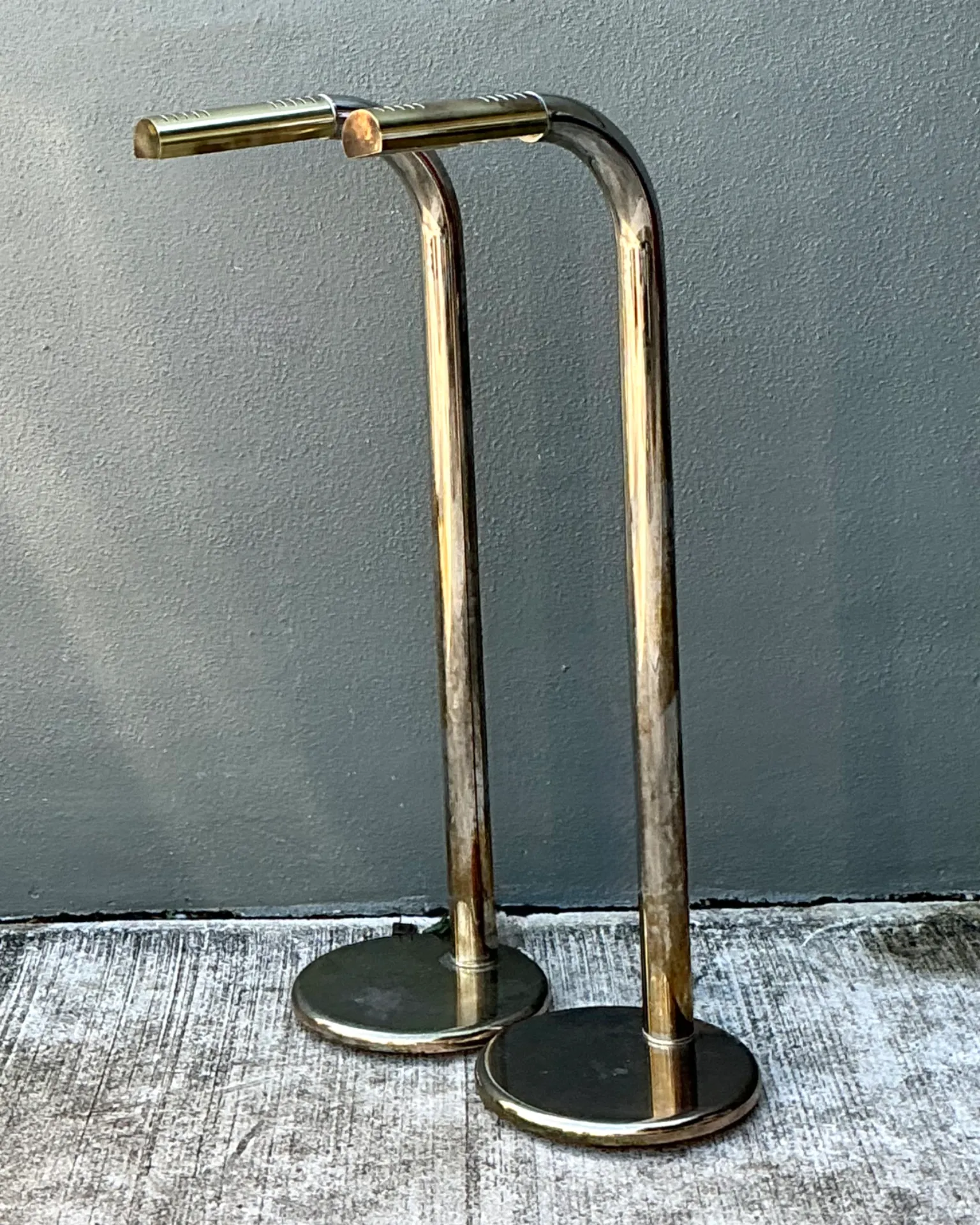 Vintage 80s Rainbow Floor Lamps - A Pair — additional photo 2