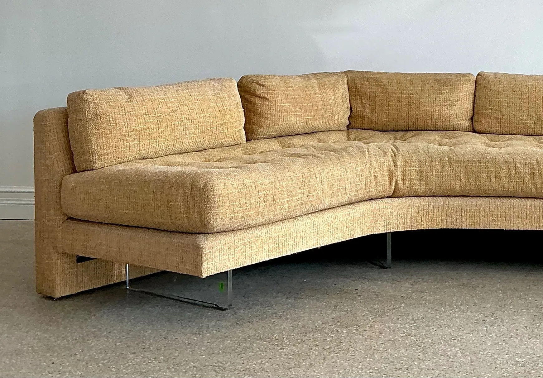 Vintage 1980s Sectional Sofa After Kagan For Preview — additional photo 1