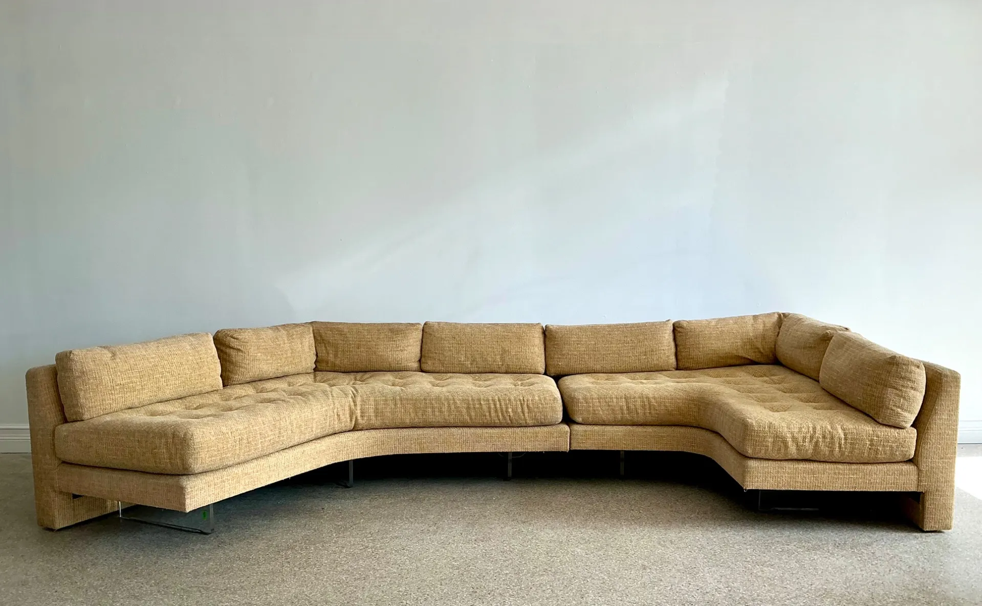 Vintage 1980s Sectional Sofa After Kagan For Preview — additional photo 3