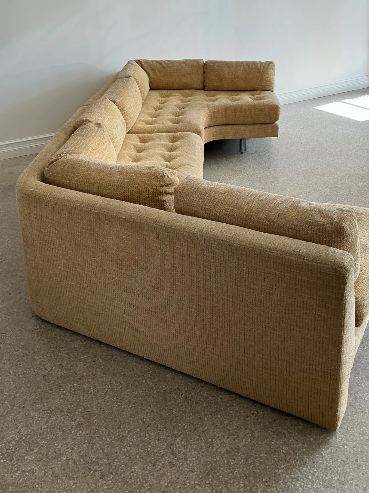 Vintage 1980s Sectional Sofa After Kagan For Preview — additional photo 5
