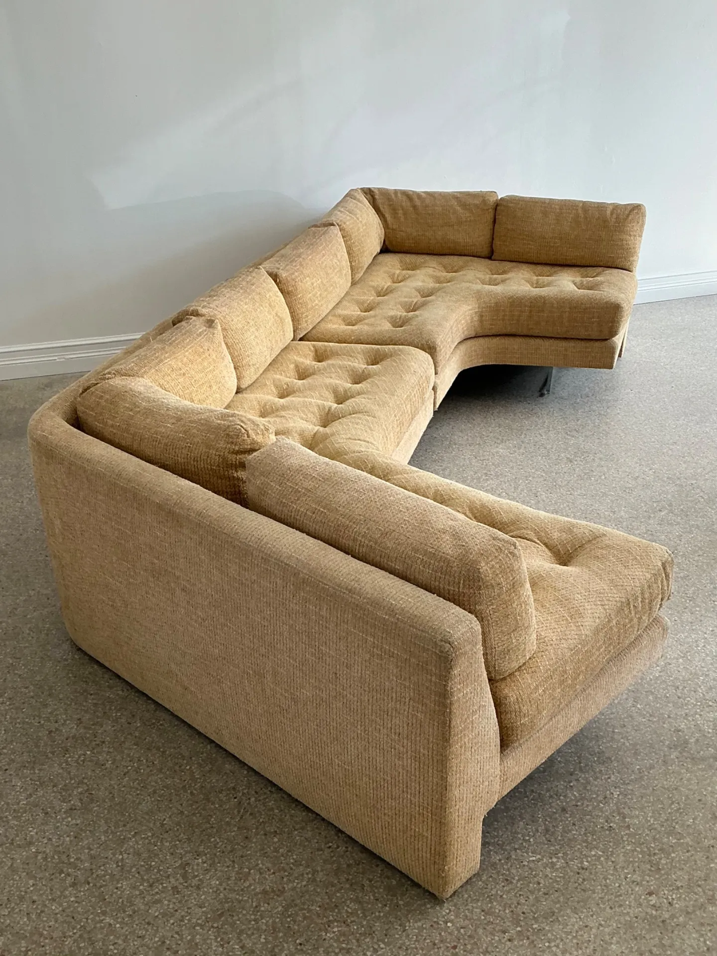 Vintage 1980s Sectional Sofa After Kagan For Preview — additional photo 2