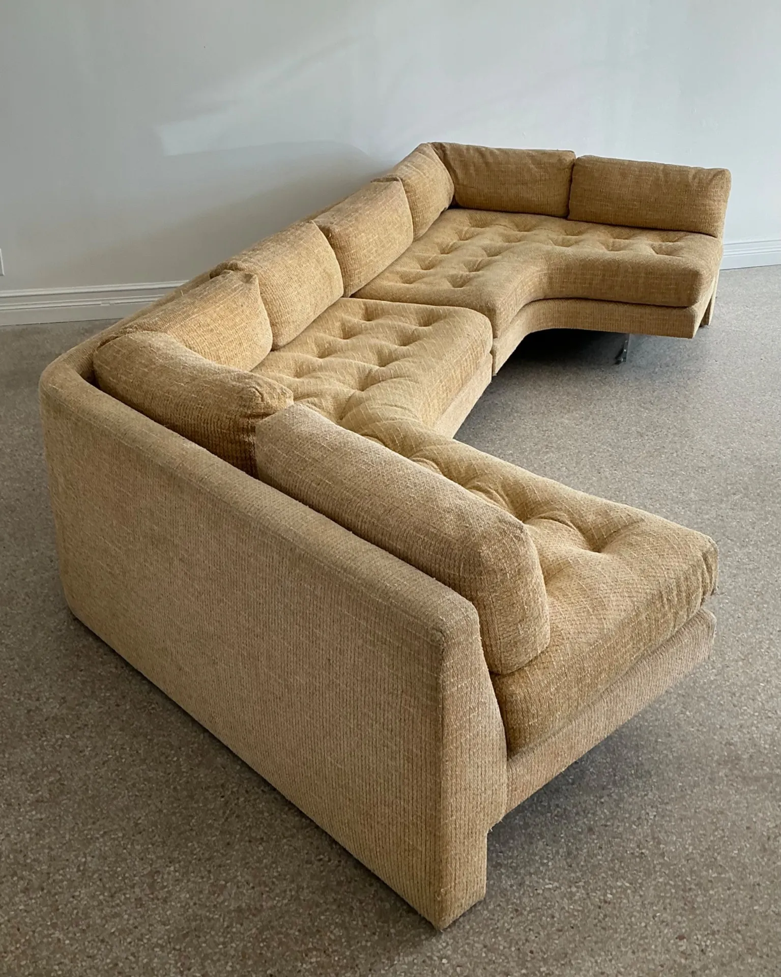 Vintage 1980s Sectional Sofa After Kagan For Preview — additional photo 7