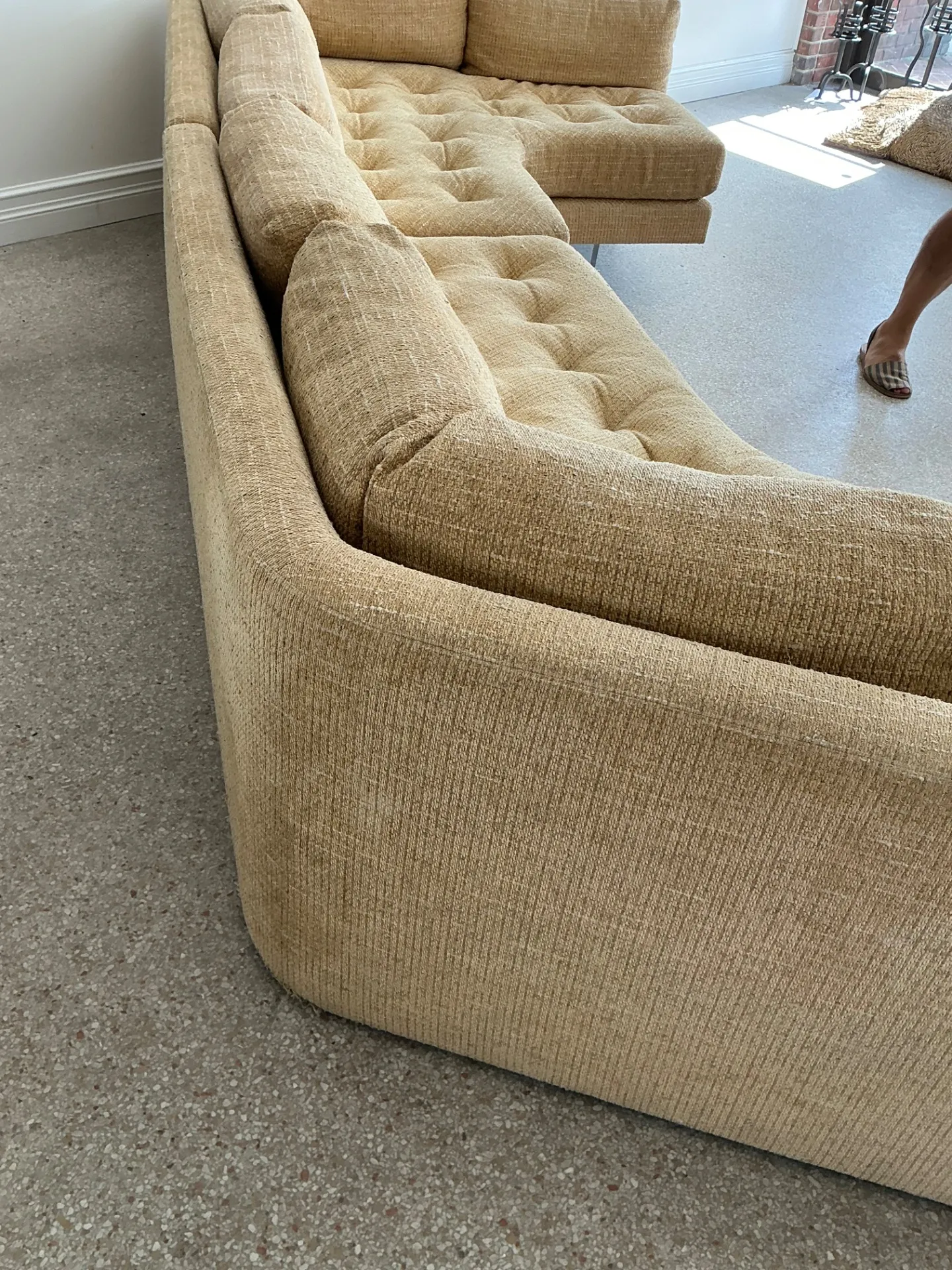 Vintage 1980s Sectional Sofa After Kagan For Preview — additional photo 4