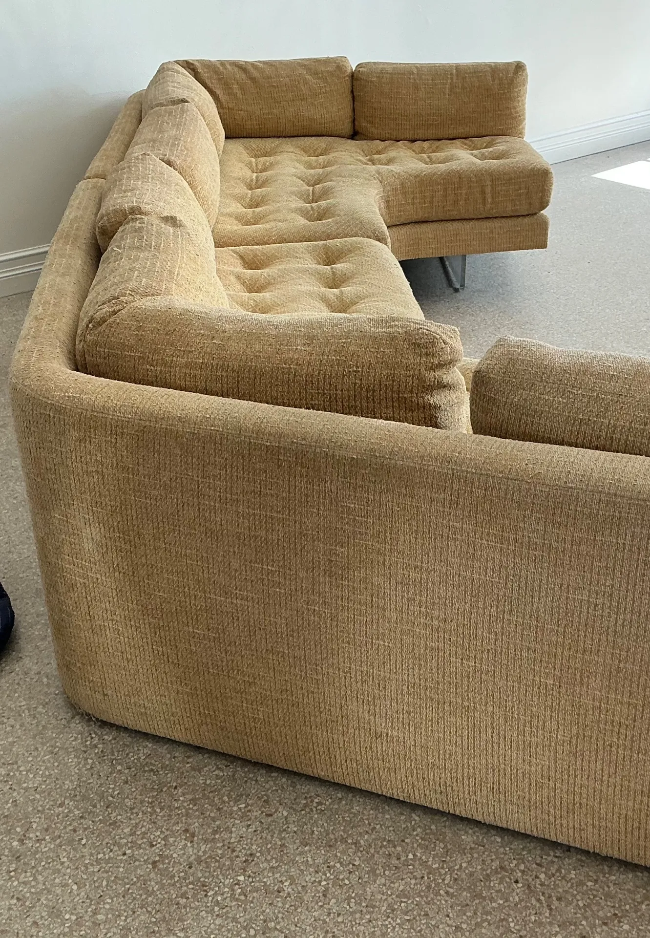 Vintage 1980s Sectional Sofa After Kagan For Preview — additional photo 6