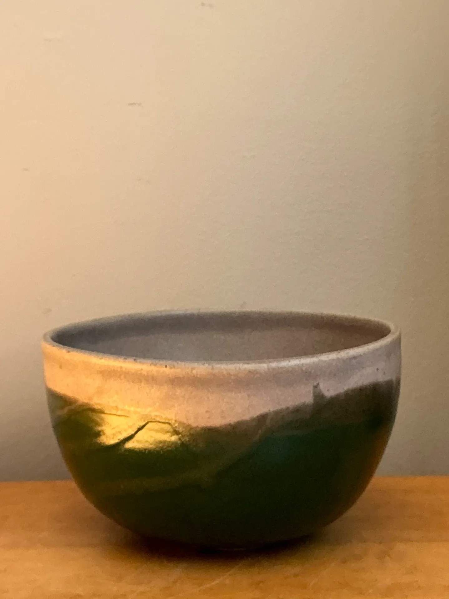 Vintage Glazed Studio Pottery Bowl — additional photo 7