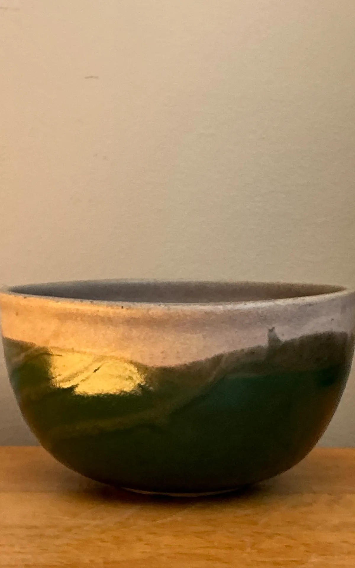 Vintage Glazed Studio Pottery Bowl — additional photo 2