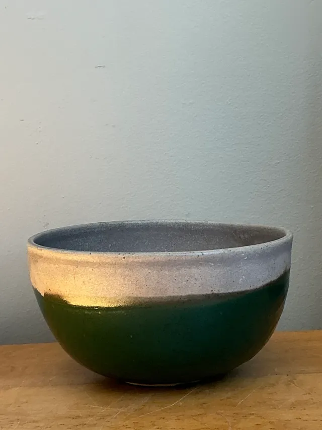 Vintage Glazed Studio Pottery Bowl — additional photo 3