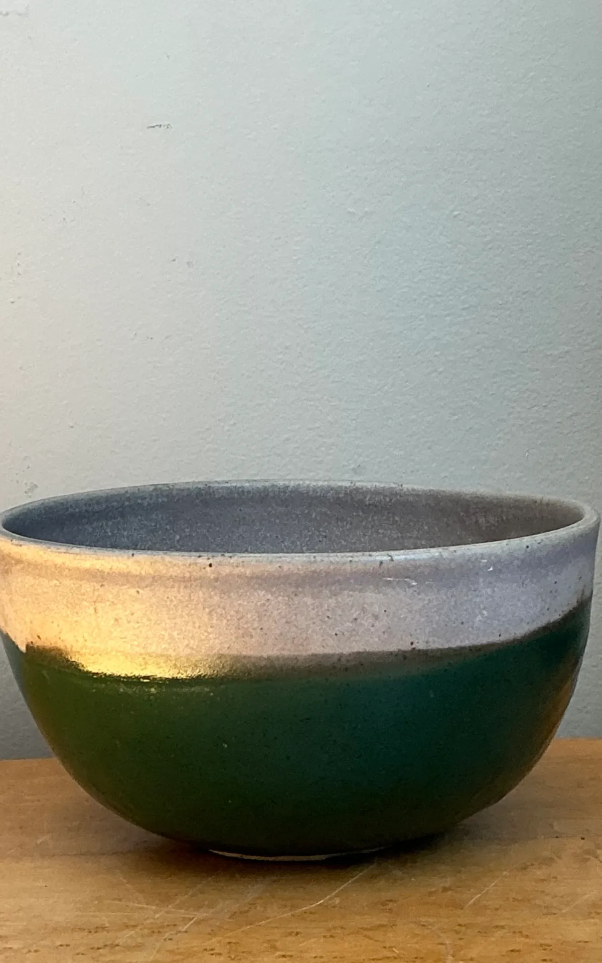 Vintage Glazed Studio Pottery Bowl — additional photo 1