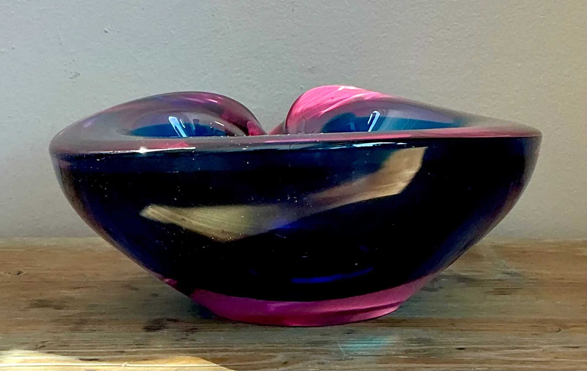 Vintage Murano Style Art Glass Bowl — additional photo 7