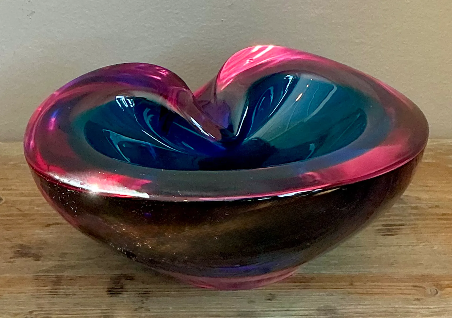 Vintage Murano Style Art Glass Bowl — additional photo 2