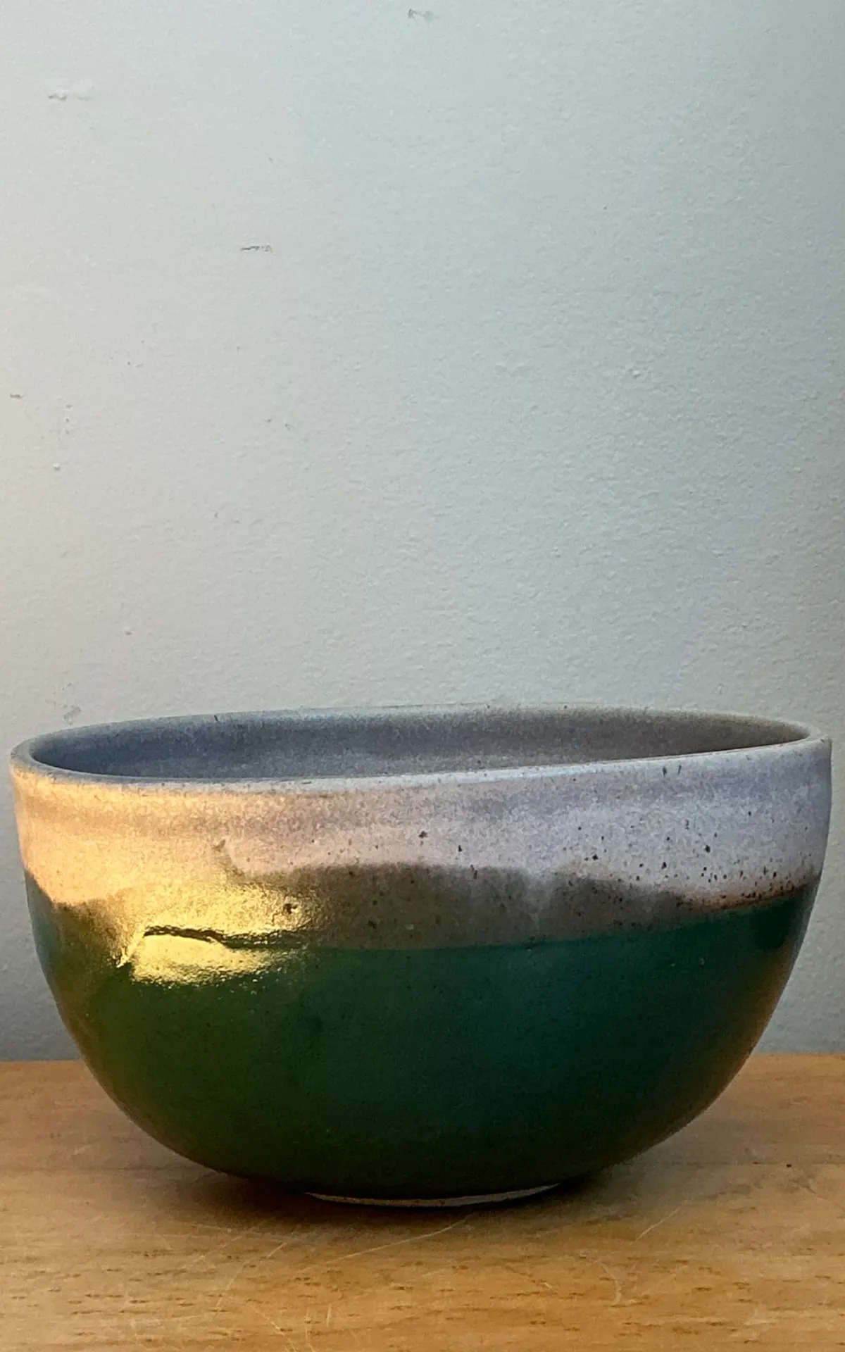 Vintage Glazed Studio Pottery Bowl — additional photo 4