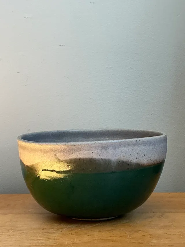 Vintage Glazed Studio Pottery Bowl — additional photo 4