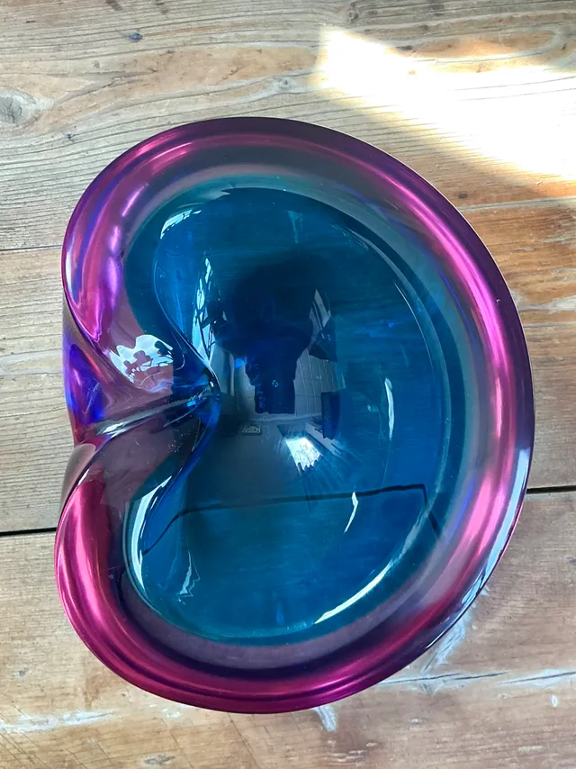 Vintage Murano Style Art Glass Bowl — additional photo 5