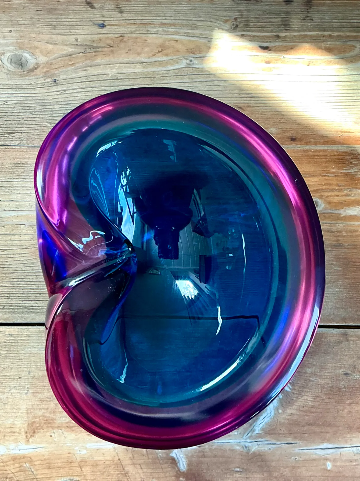 Vintage Murano Style Art Glass Bowl — additional photo 3