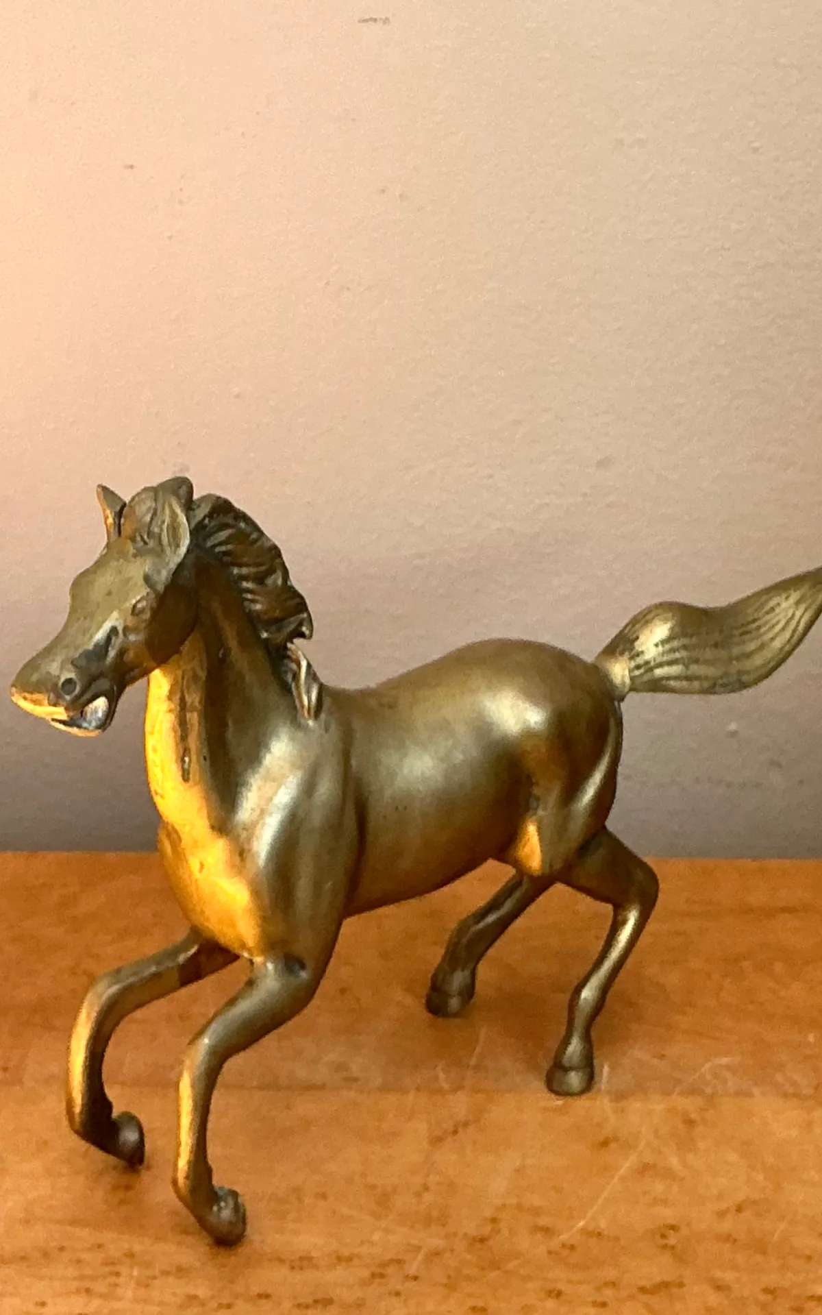 Vintage Brass Running Horse — additional photo 6