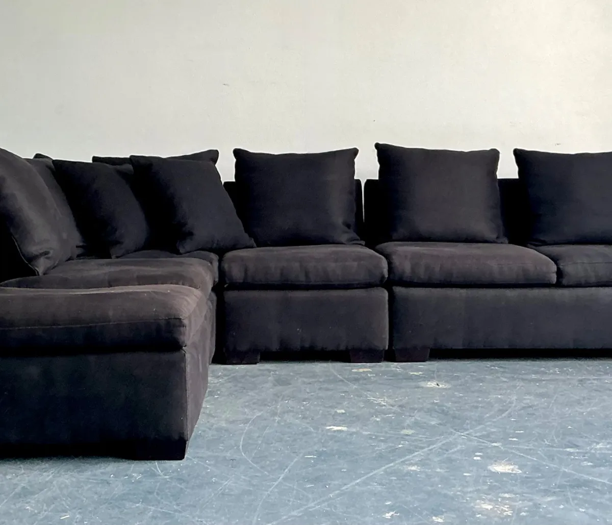 Vintage Ralph Lauren Upholstered Modular Sectional Sofa - Interior view