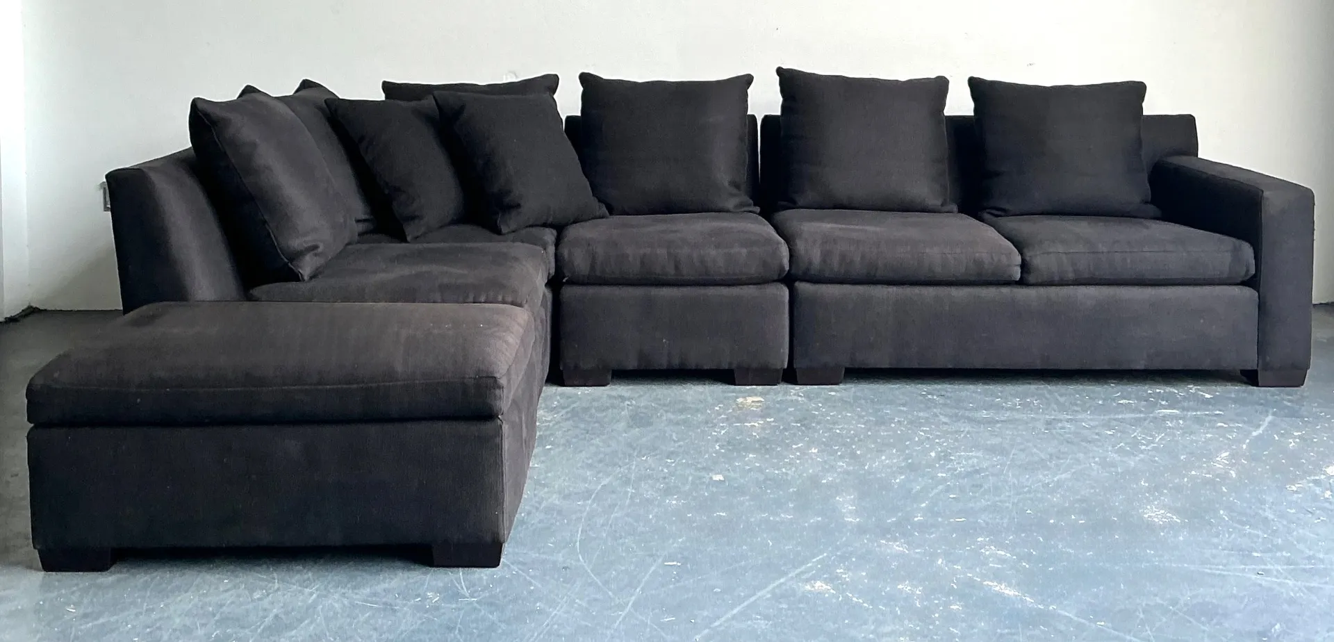 Vintage Ralph Lauren Upholstered Modular Sectional Sofa — additional photo 4
