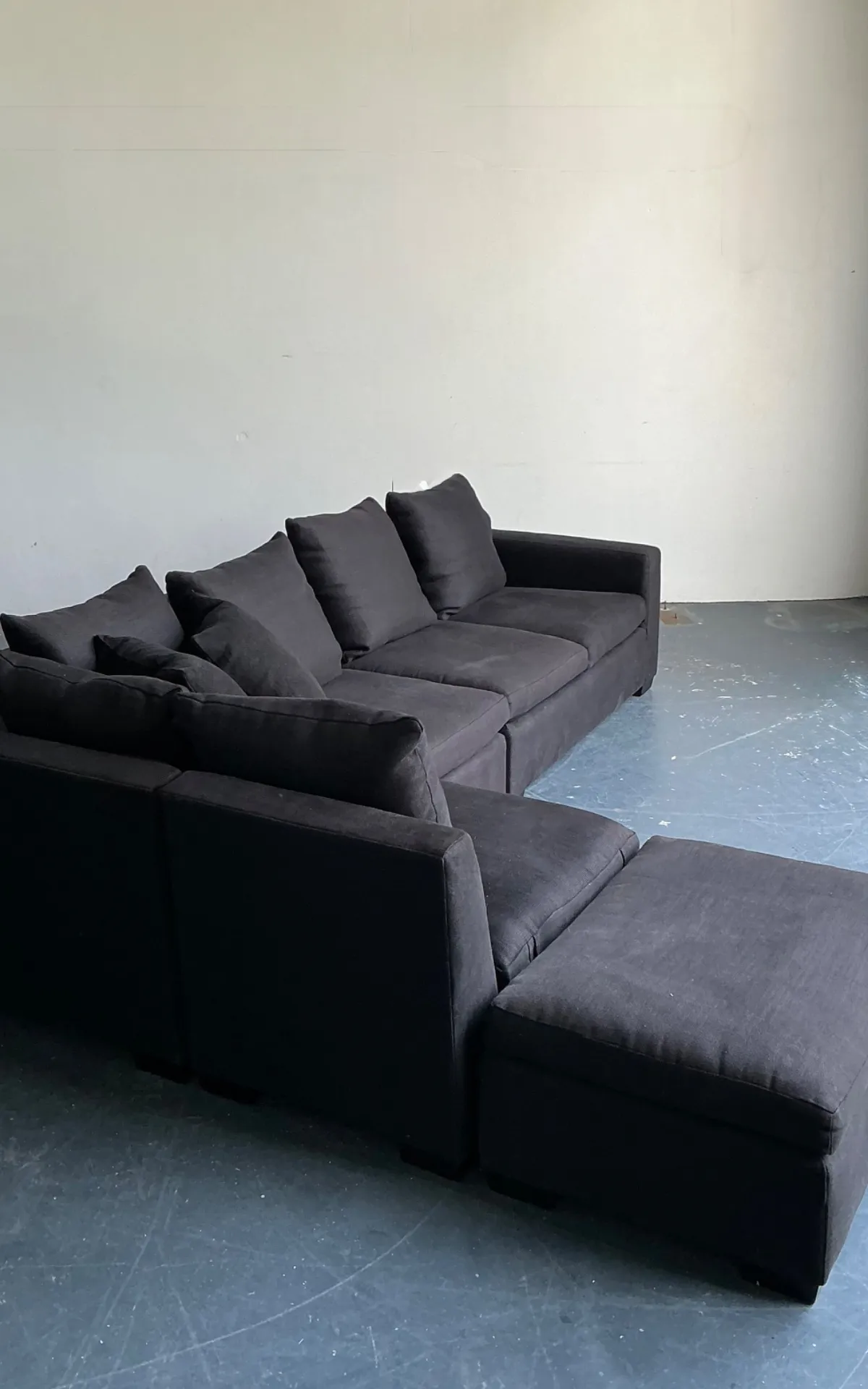 Vintage Ralph Lauren Upholstered Modular Sectional Sofa - Side view