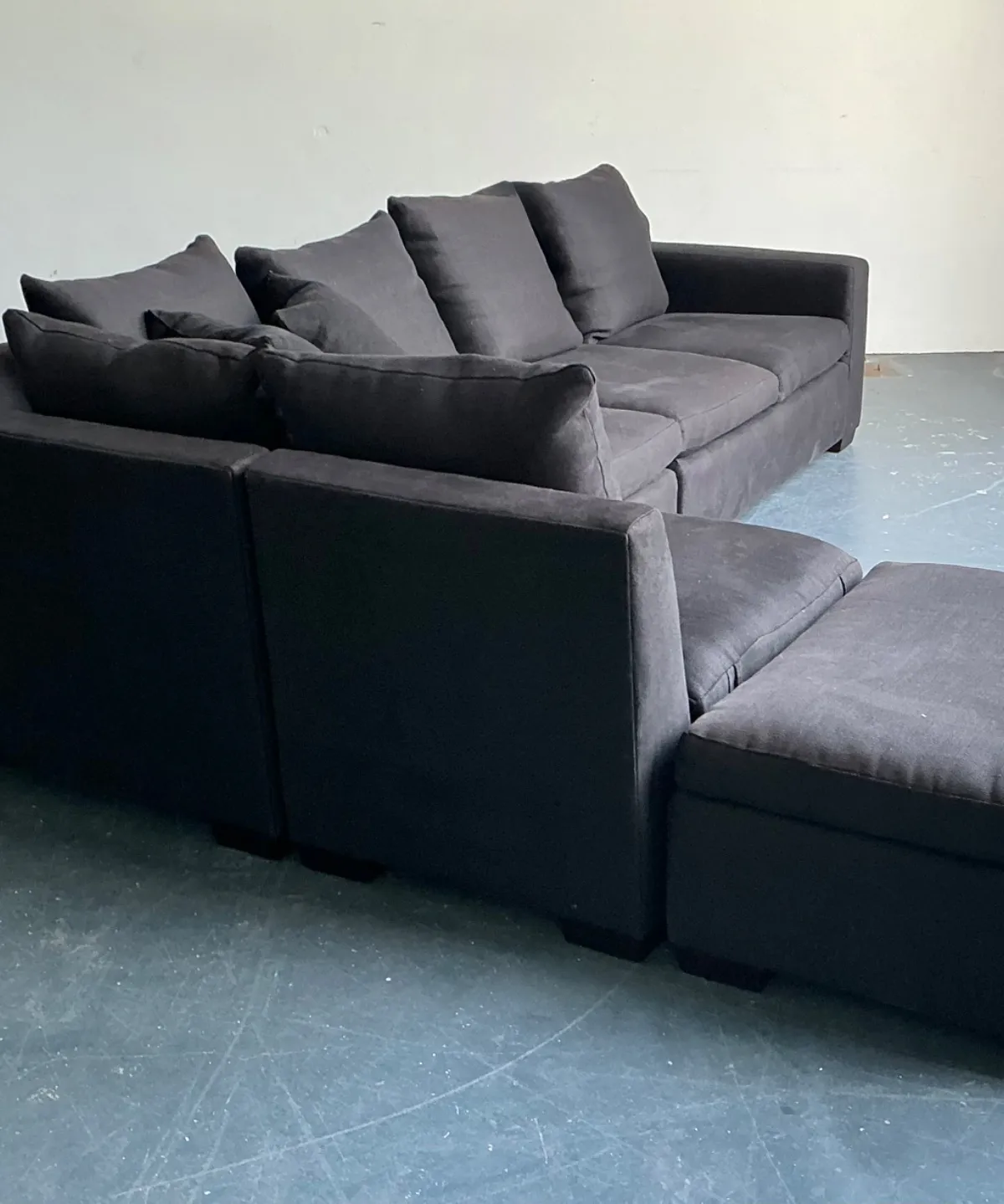 Vintage Ralph Lauren Upholstered Modular Sectional Sofa - Bottom view