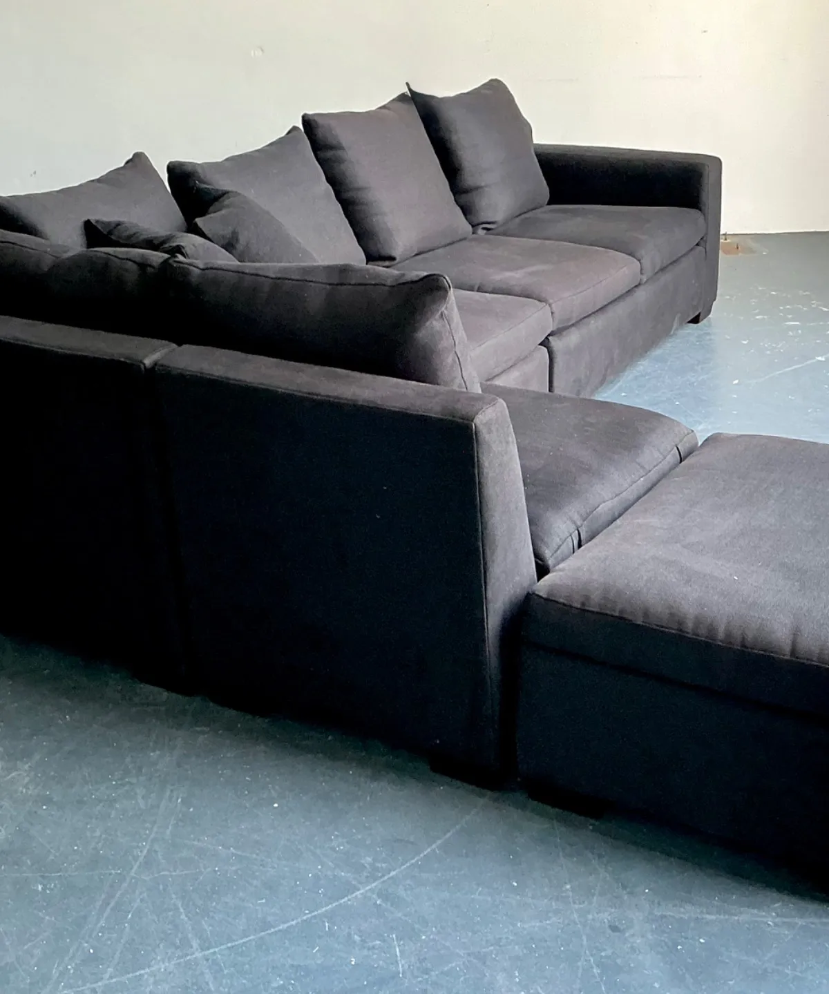 Vintage Ralph Lauren Upholstered Modular Sectional Sofa - Close-up view