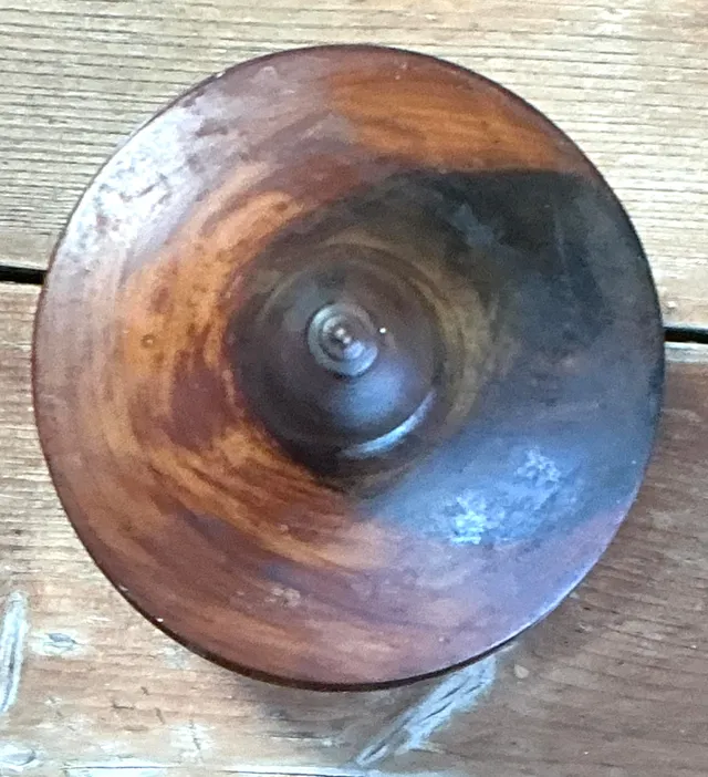 Vintage Turned Wood Lidded Container — additional photo 8