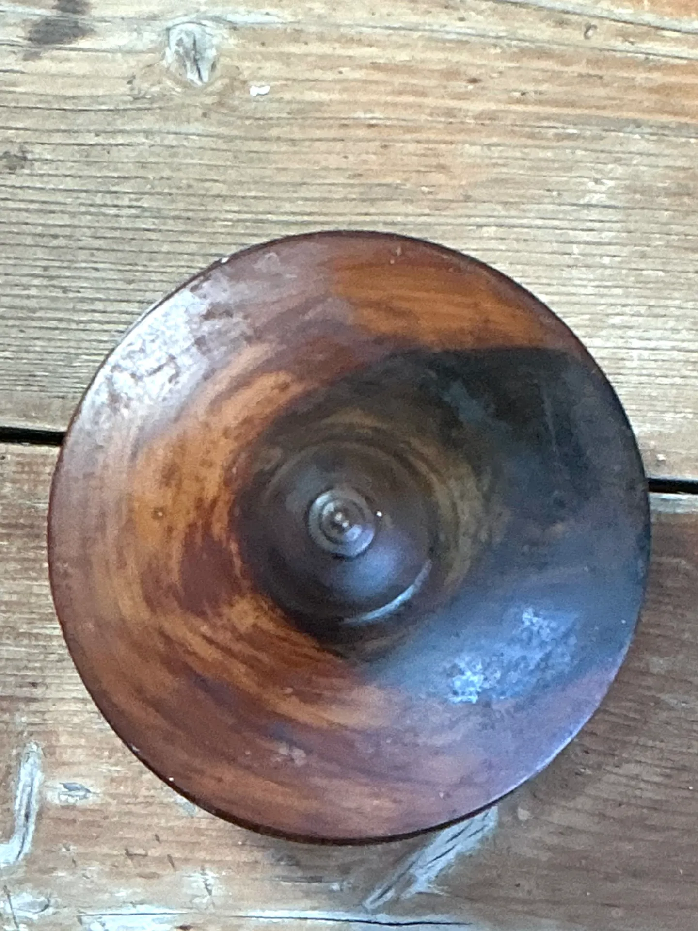Vintage Turned Wood Lidded Container — additional photo 6