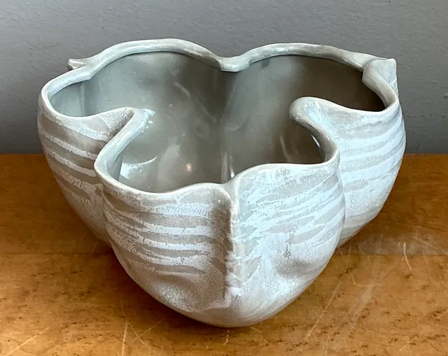 Vintage Organic Form Ceramic Bowl — additional photo 5