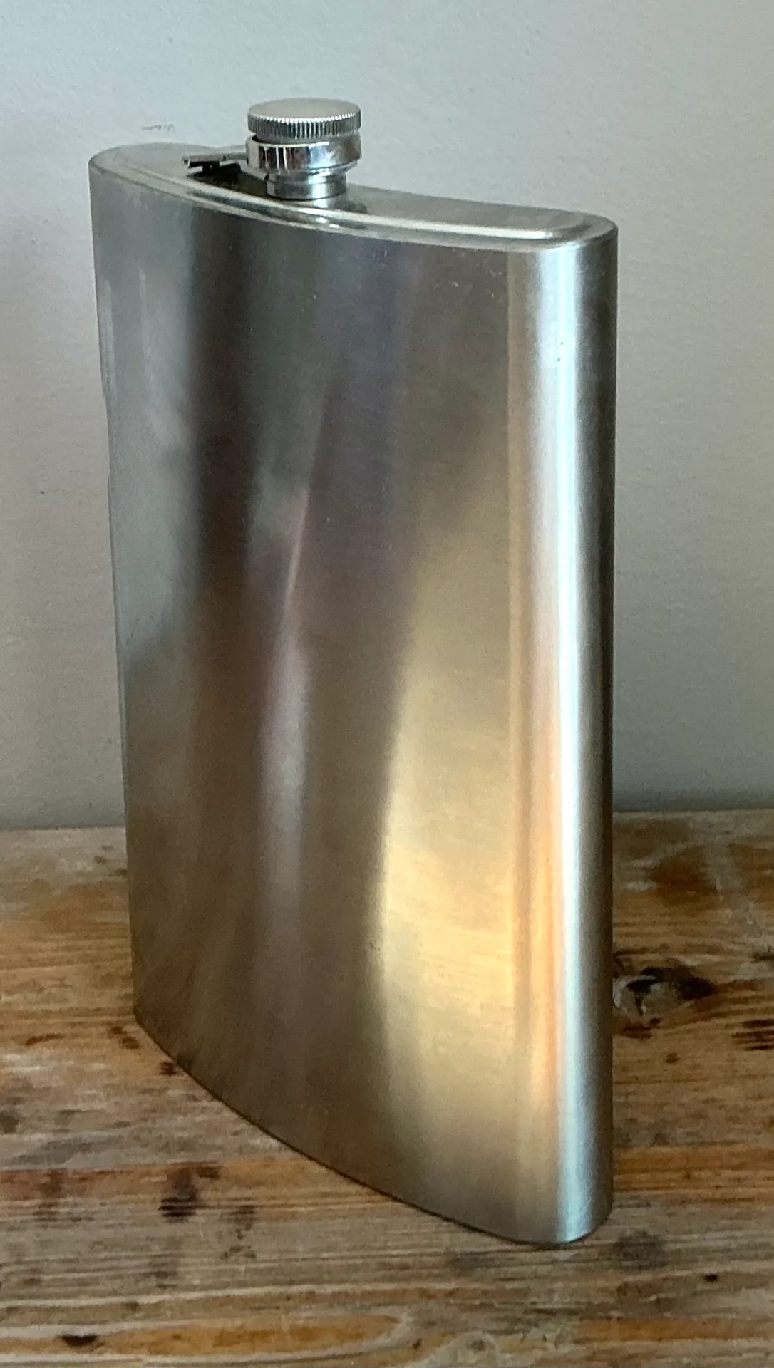 Vintage Oversized Stainless Steel Flask — additional photo 5