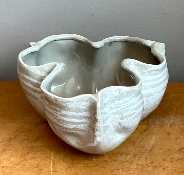 Vintage Organic Form Ceramic Bowl — additional photo 3