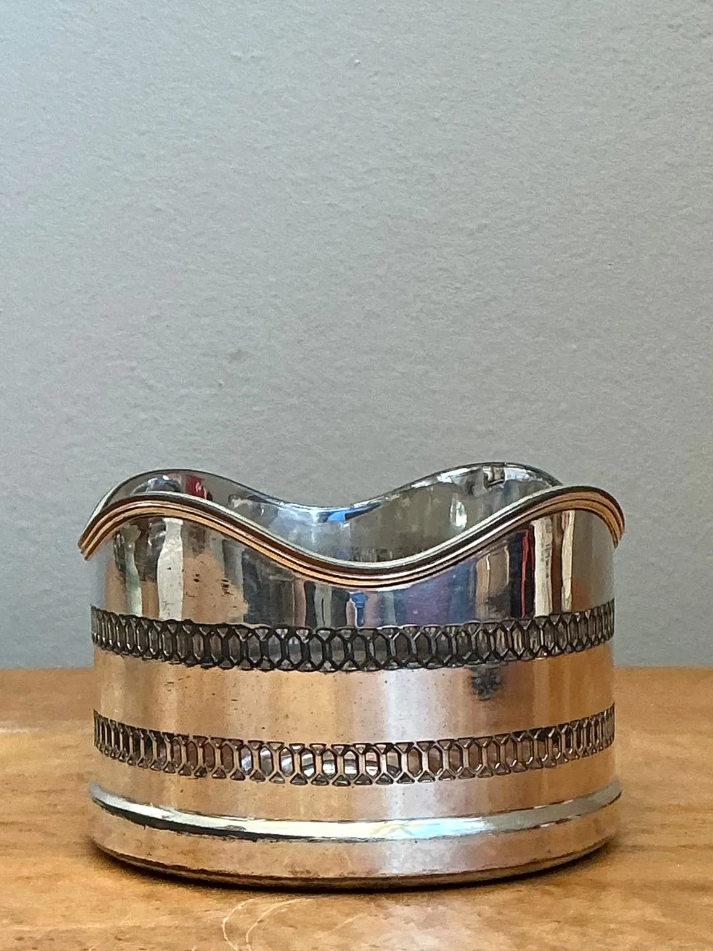 Vintage Silverplate Wine Coaster — additional photo 4