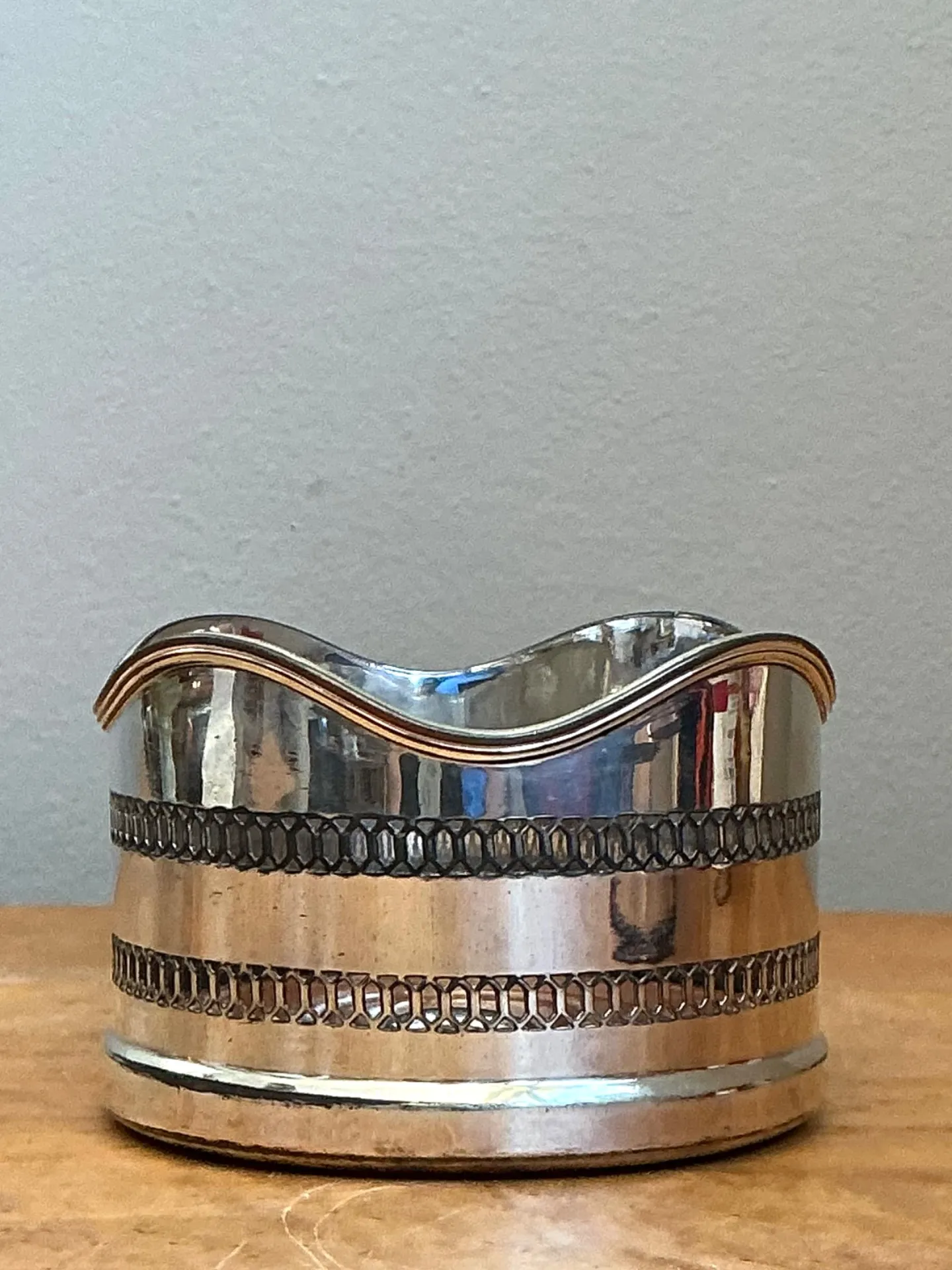 Vintage Silverplate Wine Coaster — additional photo 7