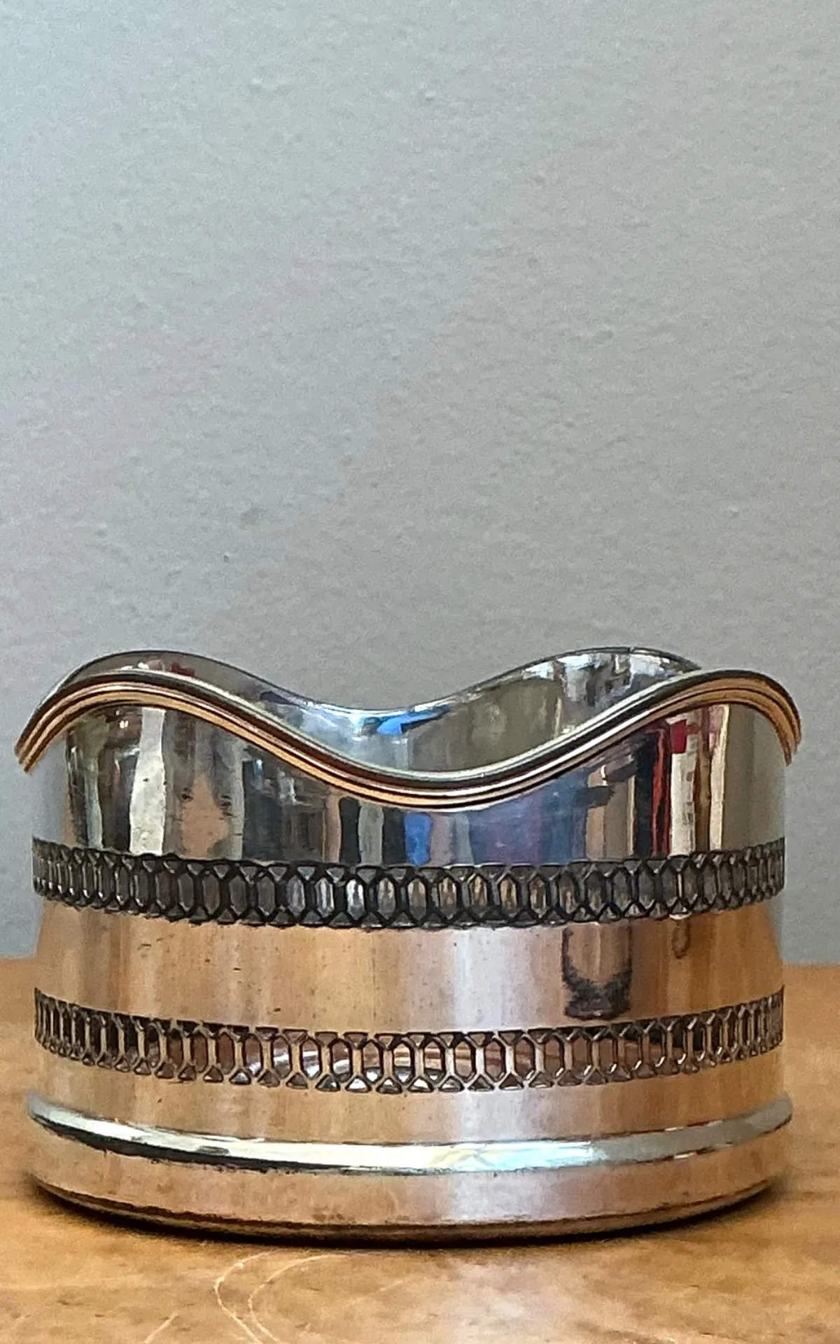Vintage Silverplate Wine Coaster — additional photo 7