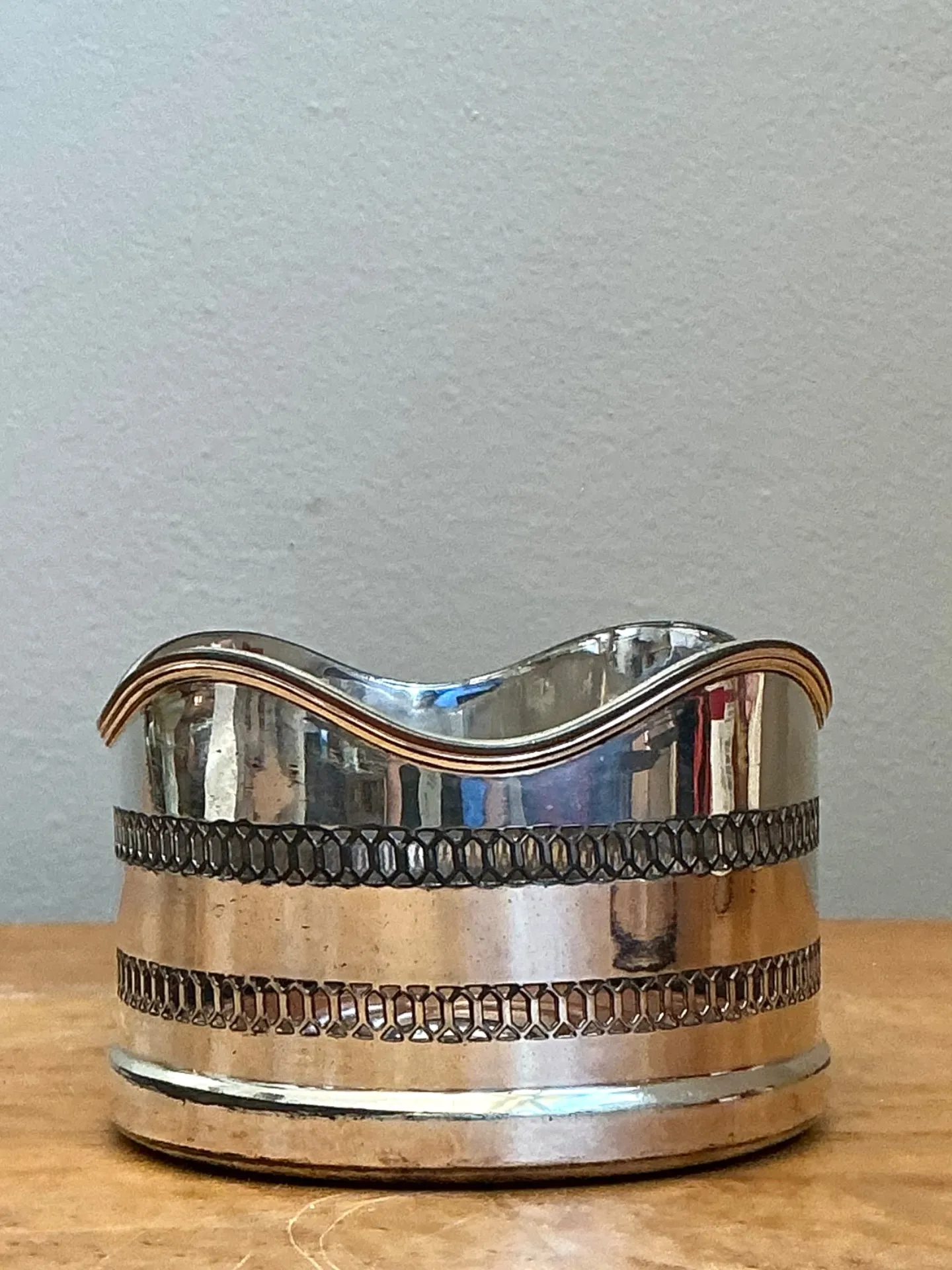 Vintage Silverplate Wine Coaster — additional photo 5
