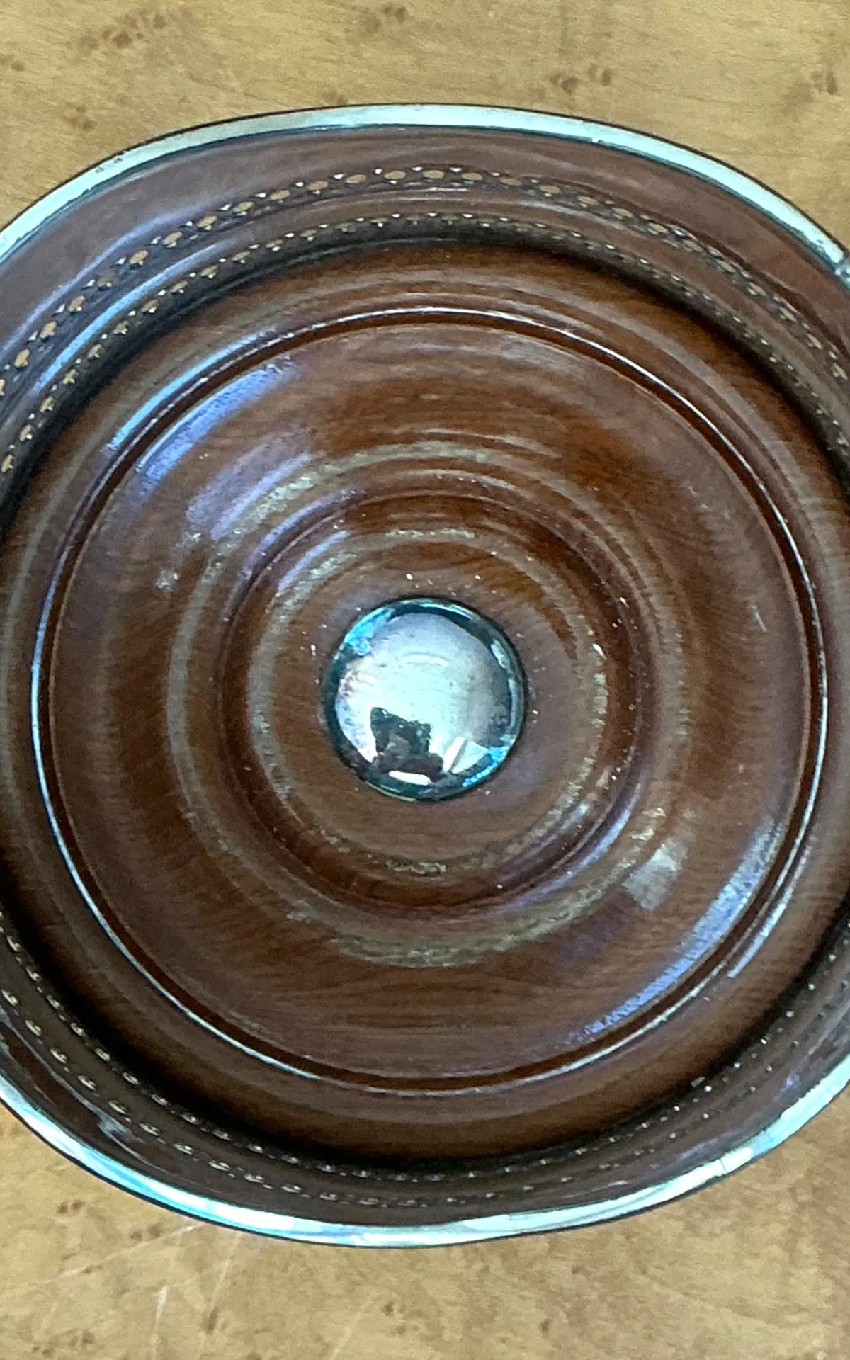 Vintage Silverplate Wine Coaster — additional photo 3