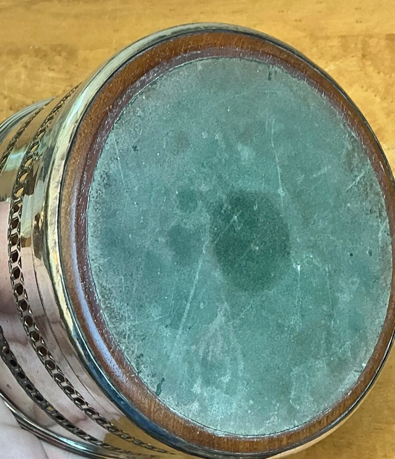Vintage Silverplate Wine Coaster — additional photo 6
