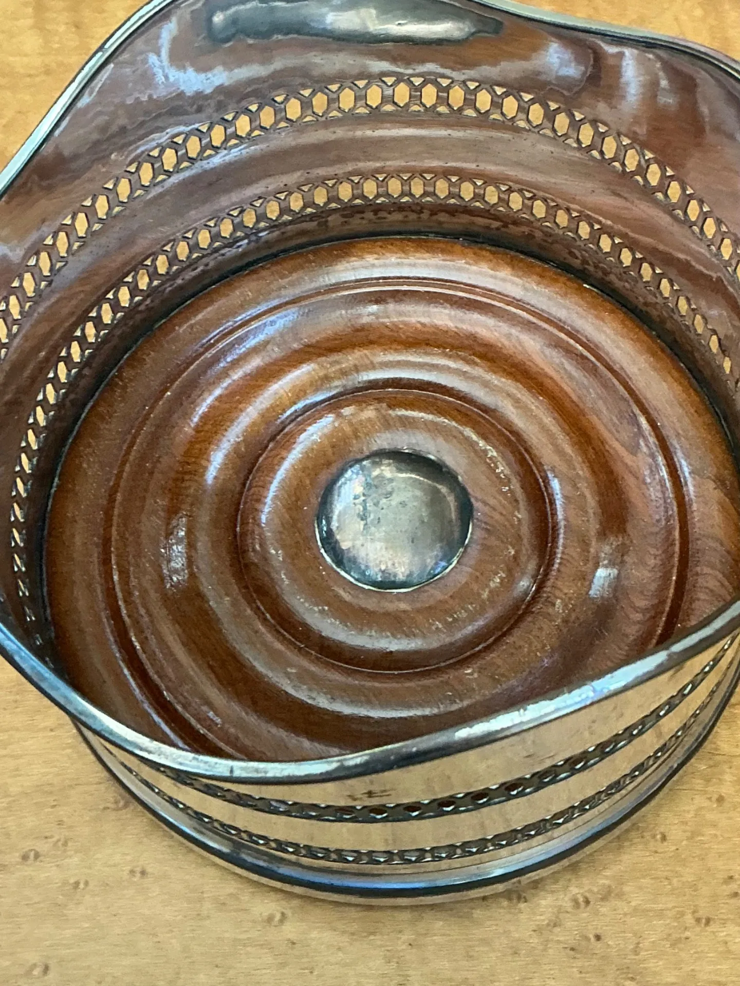 Vintage Silverplate Wine Coaster — additional photo 8