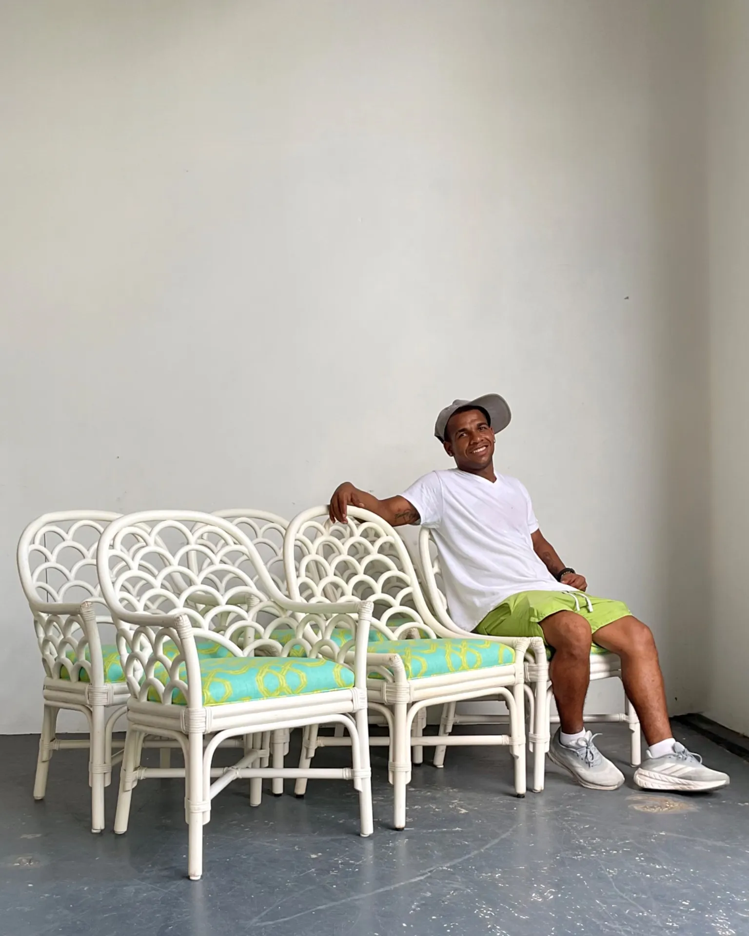 Chairs in Lilly Pulitzer for Lee Jofa “Well Connected” Set of 6 — additional photo 8