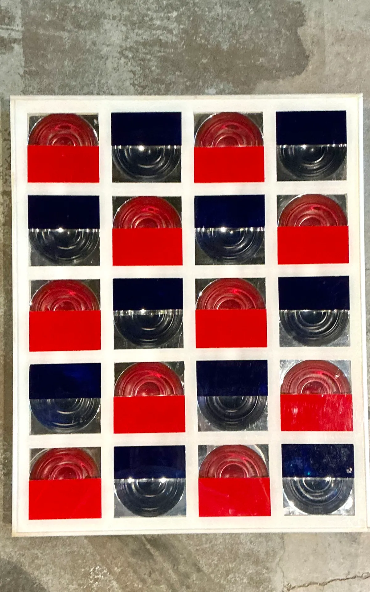 Vintage Lucite and Wood Geometric Wall Art — additional photo 8