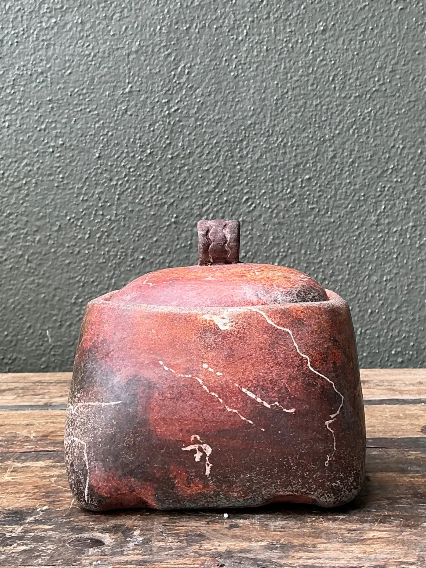 Vintage Studio Pottery Lidded Ceramic Jar — additional photo 2