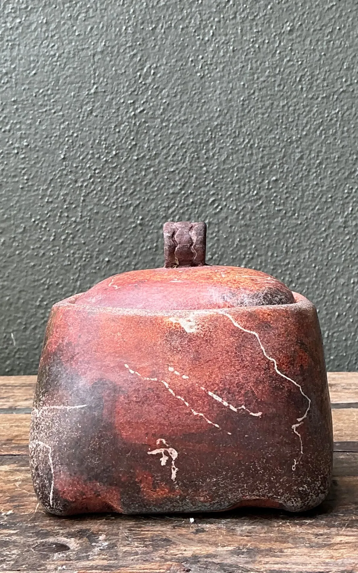 Vintage Studio Pottery Lidded Ceramic Jar — additional photo 2